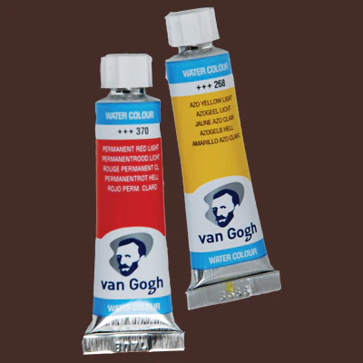 Van Gogh Watercolor Paint - Brown or Green - Image 4