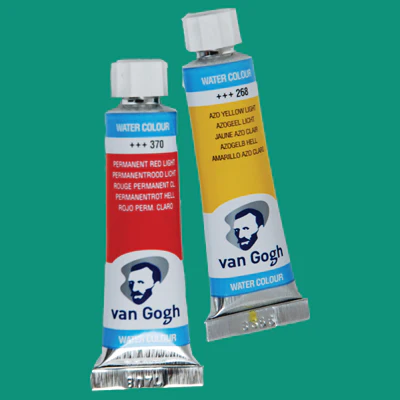 Van Gogh Watercolor Paint - Brown or Green - Image 7