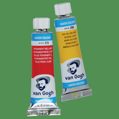 Van Gogh Watercolor Paint - Brown or Green - Image 9