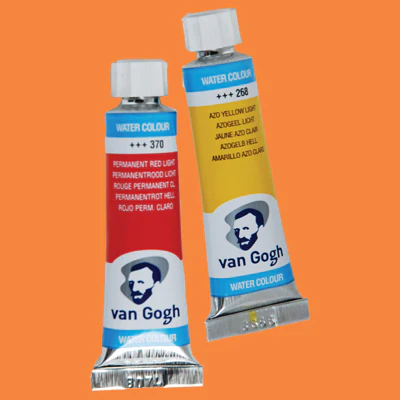 Van Gogh Watercolor Paint - Orange or Red or Purple - Image 2