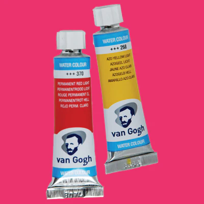 Van Gogh Watercolor Paint - Orange or Red or Purple - Image 6