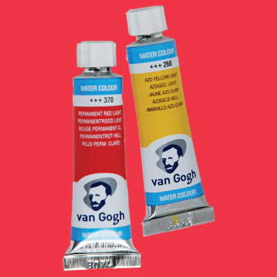 Van Gogh Watercolor Paint - Orange or Red or Purple - Image 8