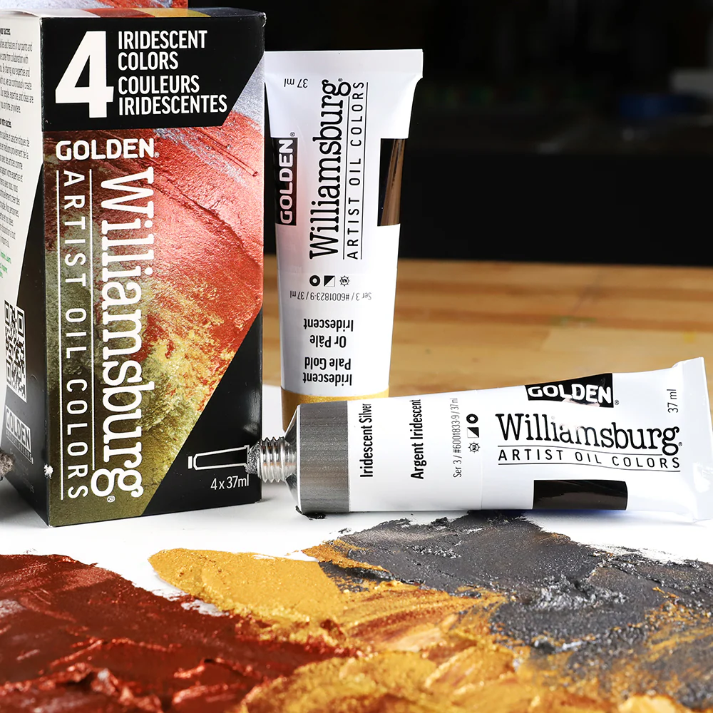 Williamsburg Oils - Iridescent Colors Set of 4 x 37ml - Image 5