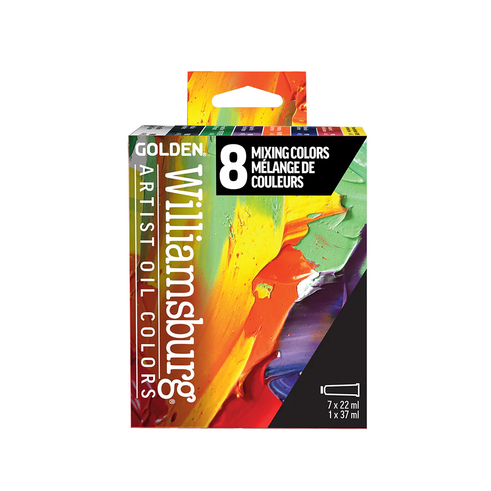 Williamsburg Oils - Mixing Colors Set of 7 x 22ml & 1 x 37ml - Image 2