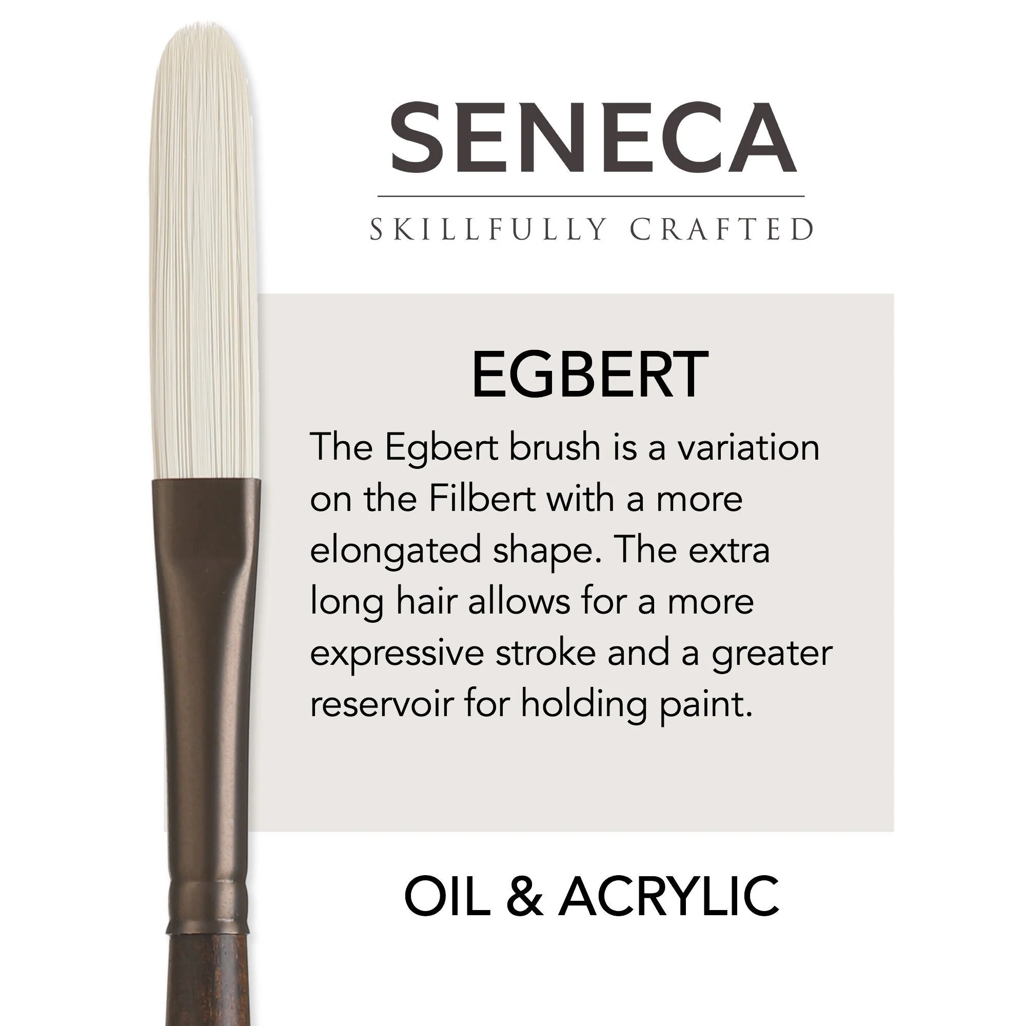 Willow Wolfe Seneca Oil & Acrylic Brushes - Egbert - Image 2