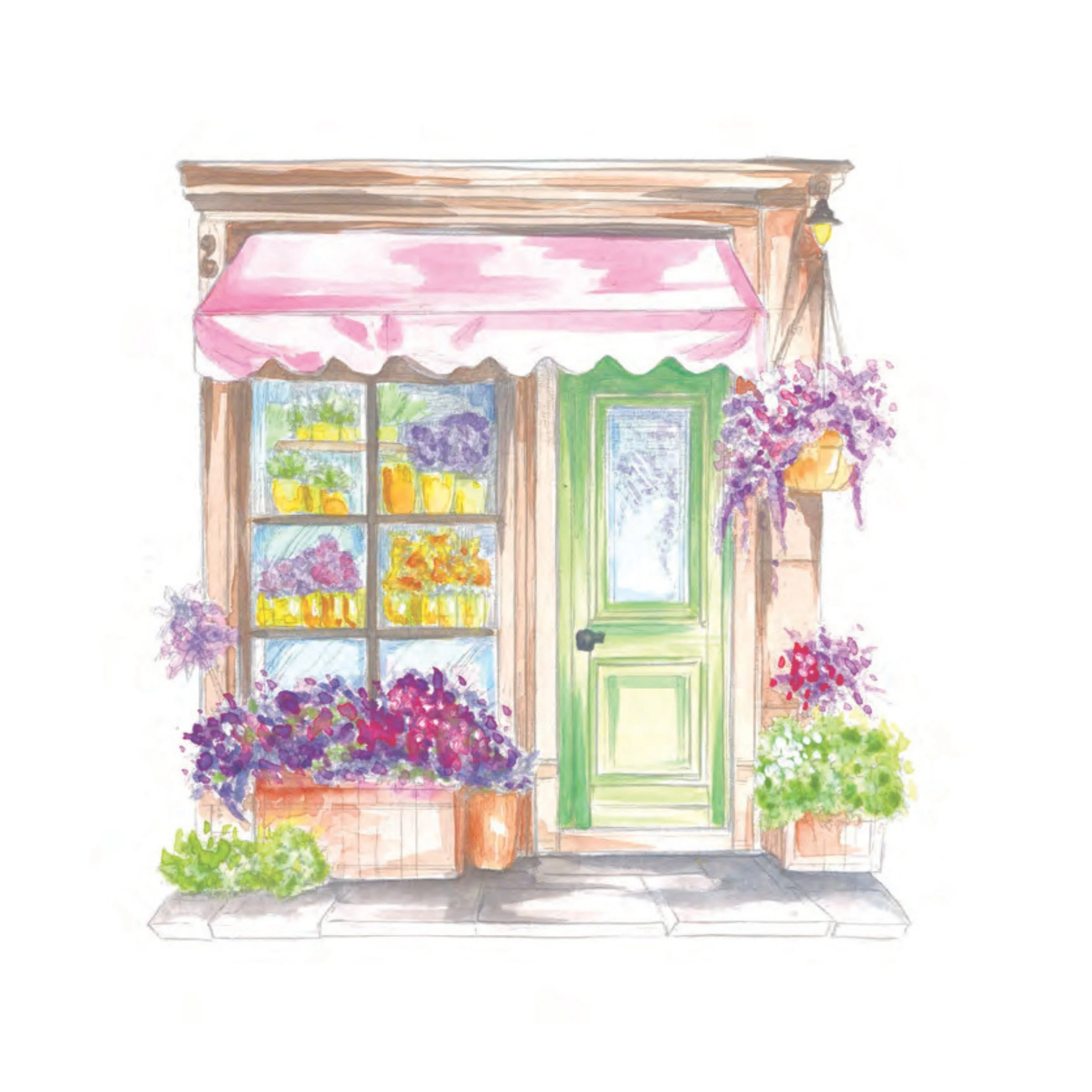 Willow Wolfe Watercolor Workbook - Cozy Cafes - Image 7