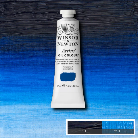 Winsor & Newton Artists' Oil Colours - Black or Grey or Blue - Image 66