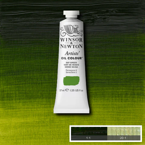 Winsor & Newton Artists' Oil Colours - Brown or Green - Image 54