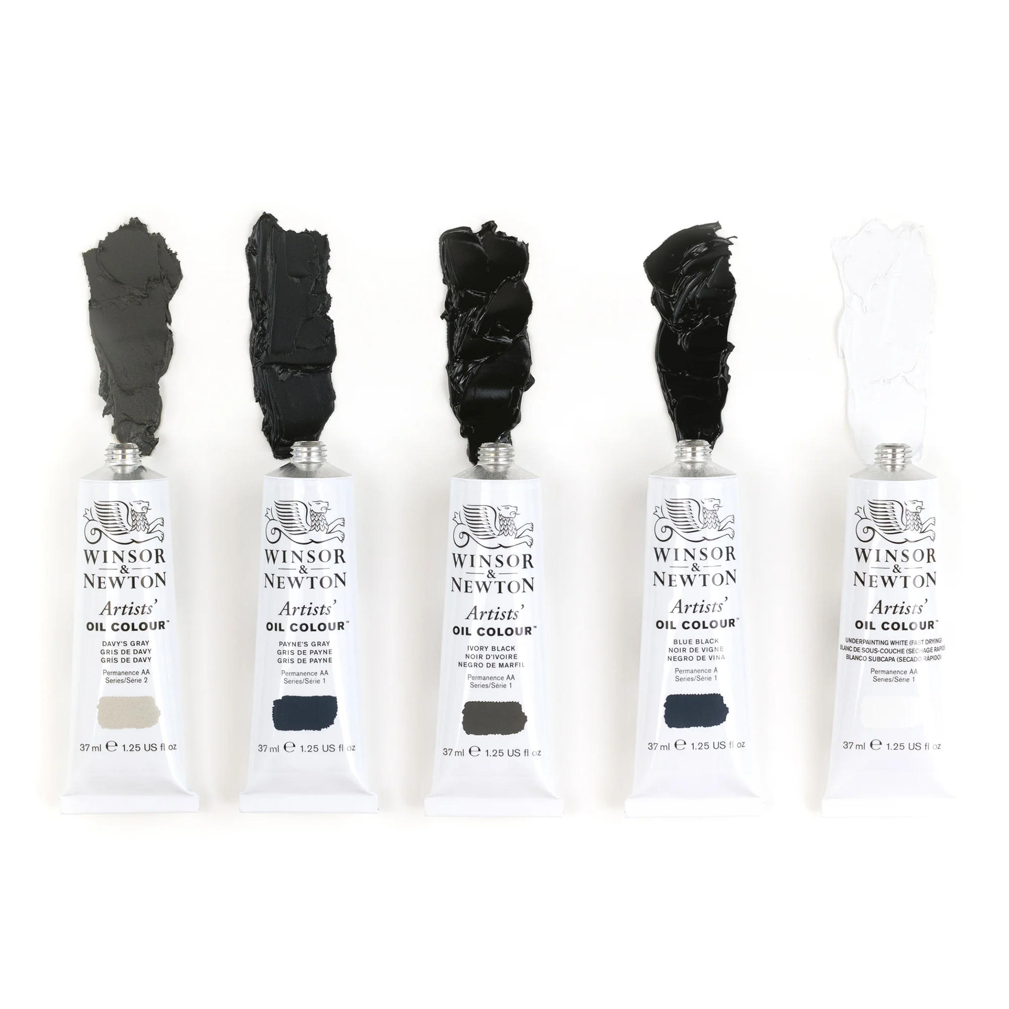 Winsor & Newton Artists' Oil Colours - Neutral Set of 5 - Image 3