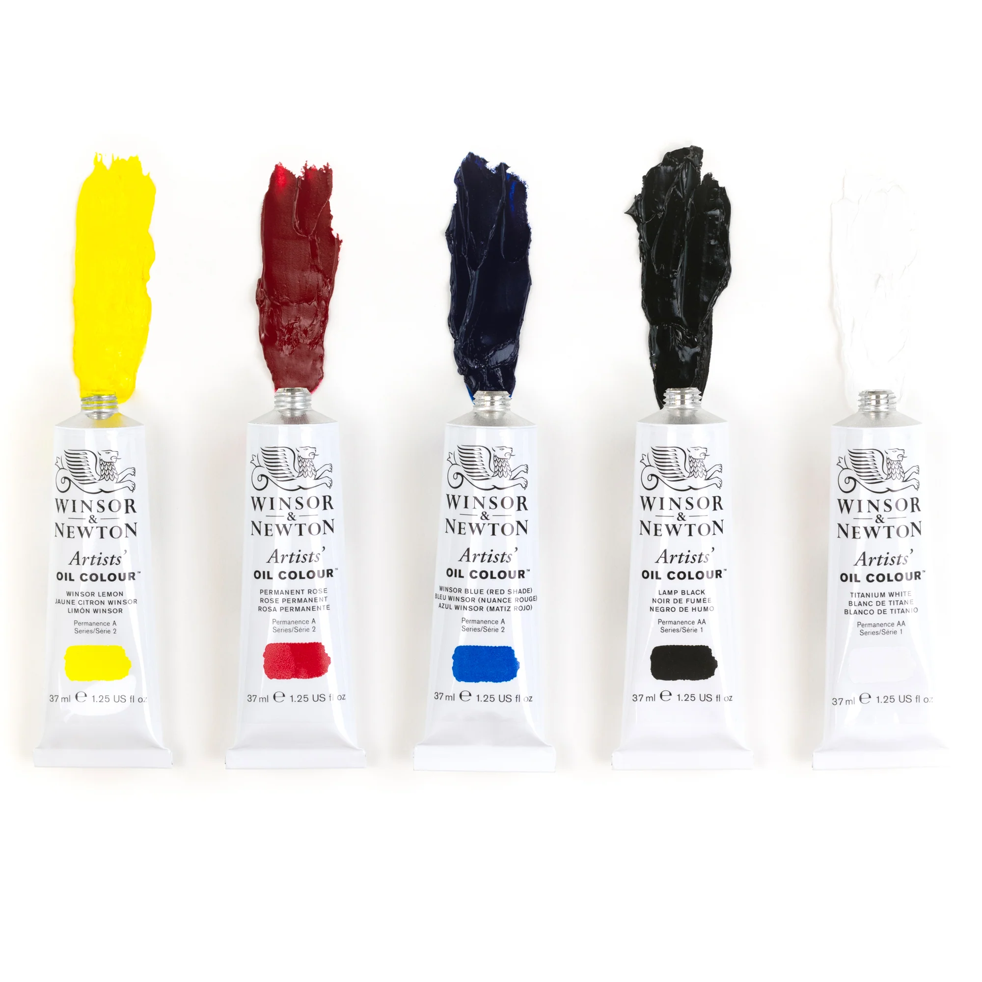 Winsor & Newton Artists' Oil Colours - Primary Set of 5 - Image 3
