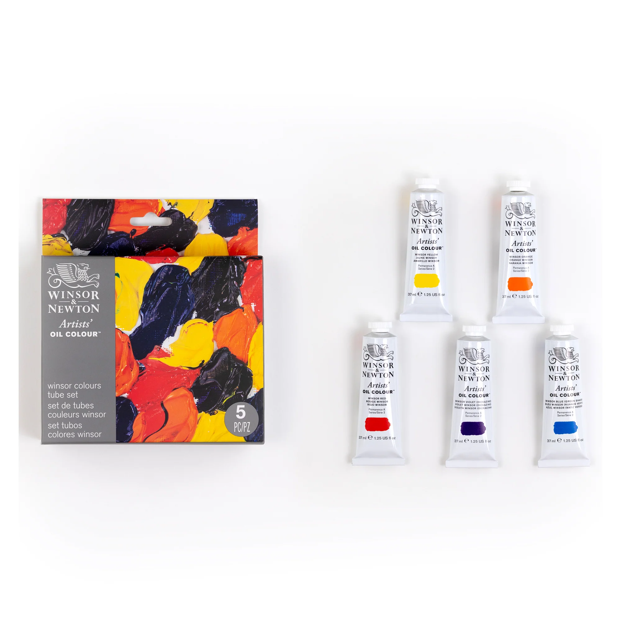 Winsor & Newton Artists' Oil Colours - Winsor Set of 5 - Image 2