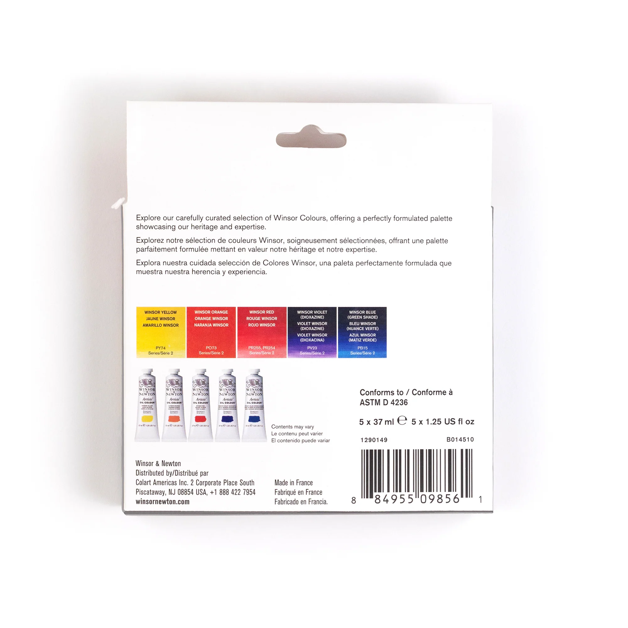 Winsor & Newton Artists' Oil Colours - Winsor Set of 5 - Image 4