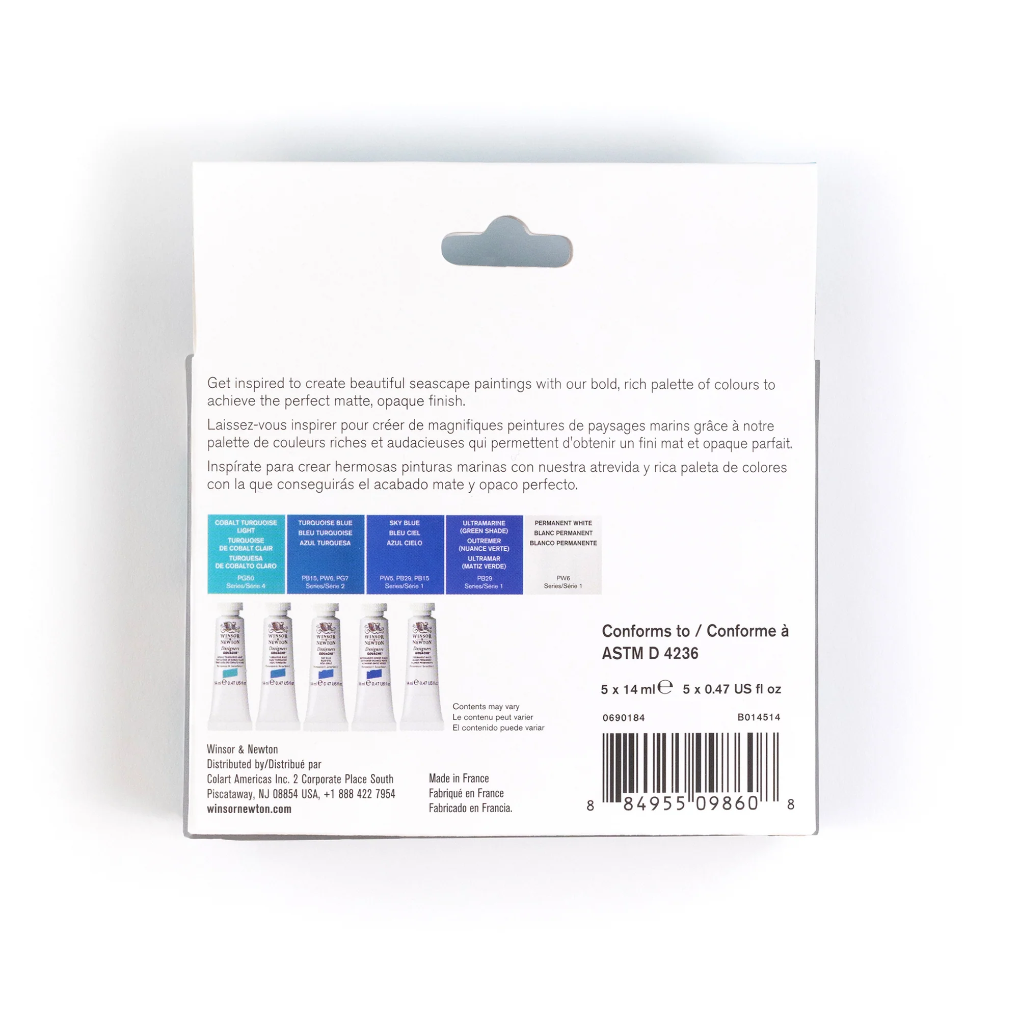 Winsor & Newton Designers Gouache Seascape Set of 5 - Image 4