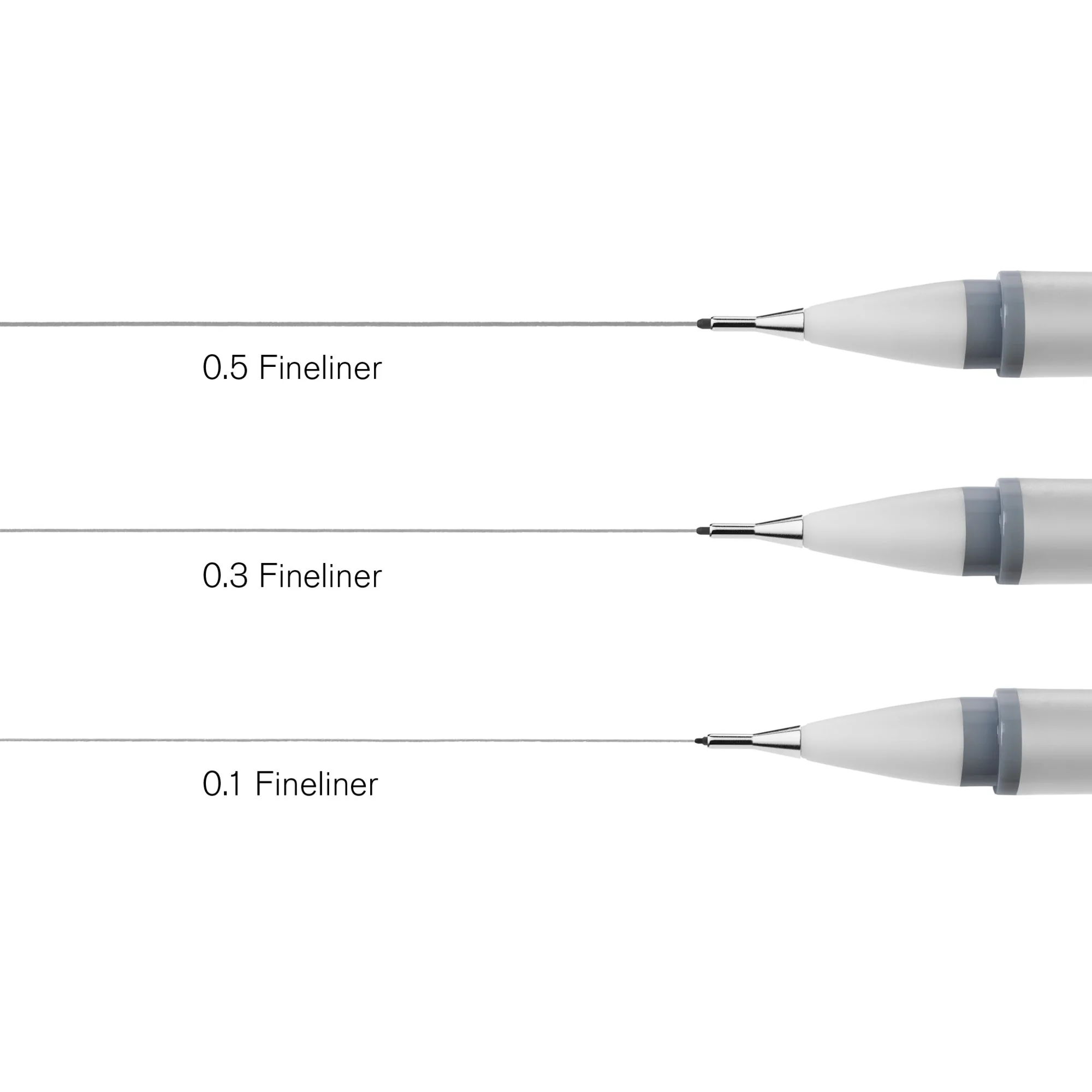 Winsor & Newton Fineliner Pens - Cool Grey - Image 5