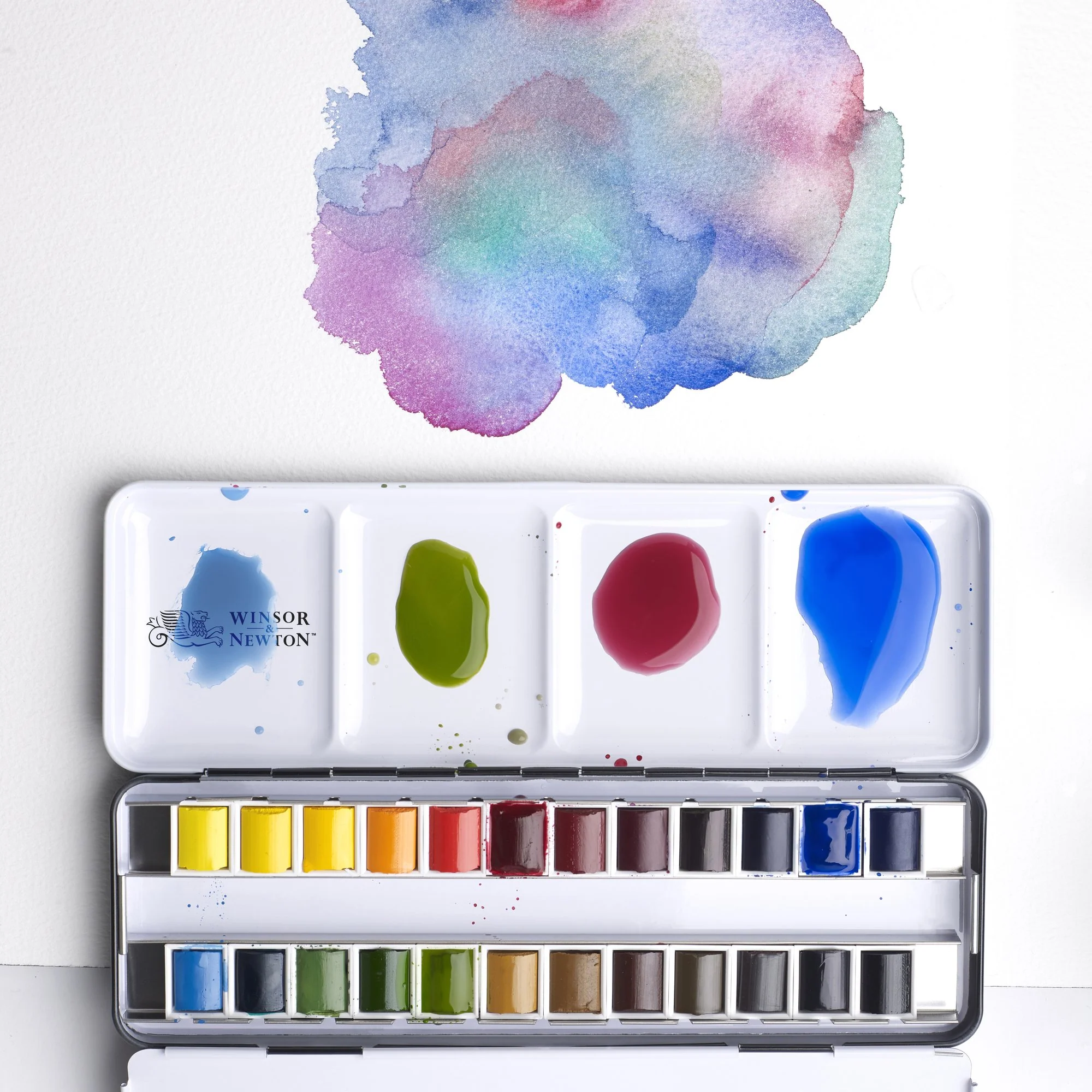Winsor & Newton Professional Watercolour Set of 24 Complete Travel Tin - Image 4