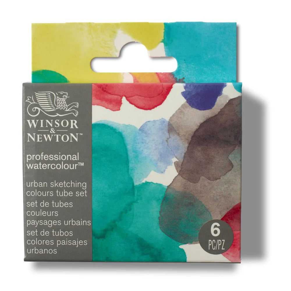 Winsor & Newton Professional Watercolour Urban Sketching Colours Tube Set of 6