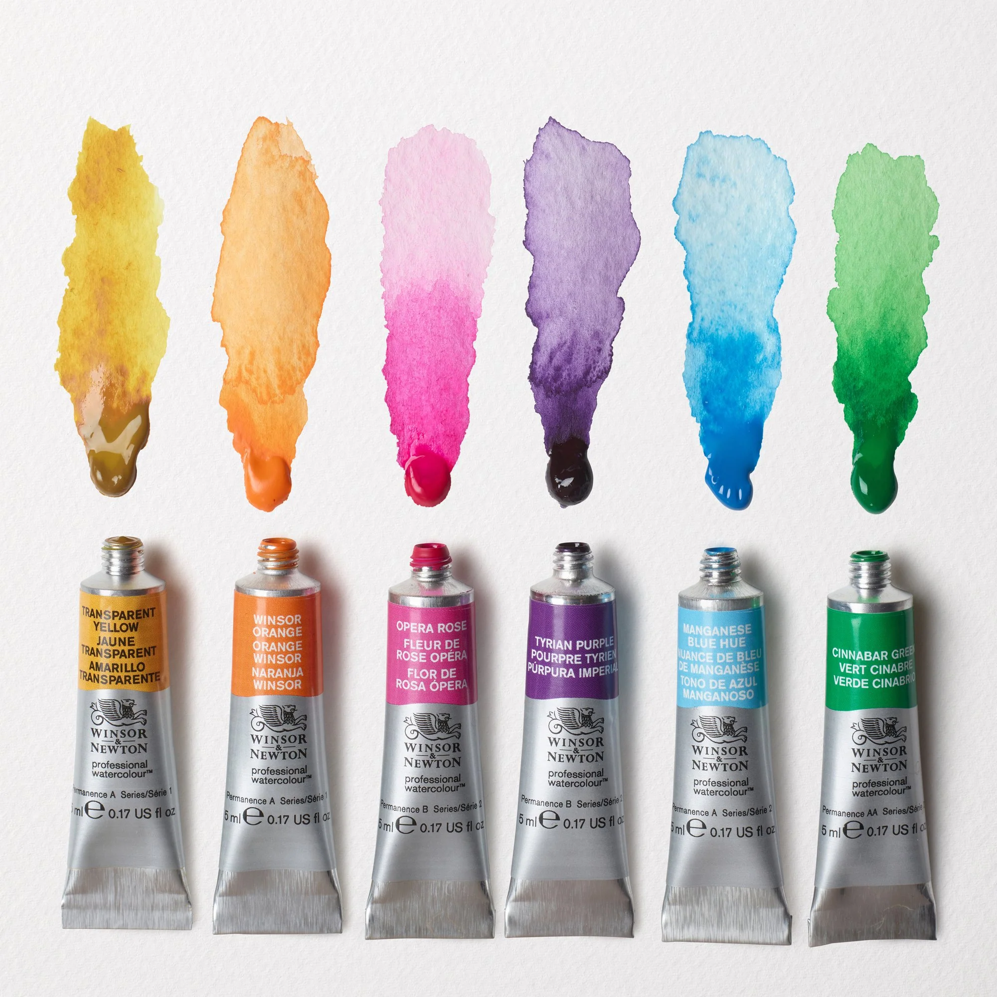 Winsor & Newton Professional Watercolour Vibrant Colours Tube Set of 6 - Image 3