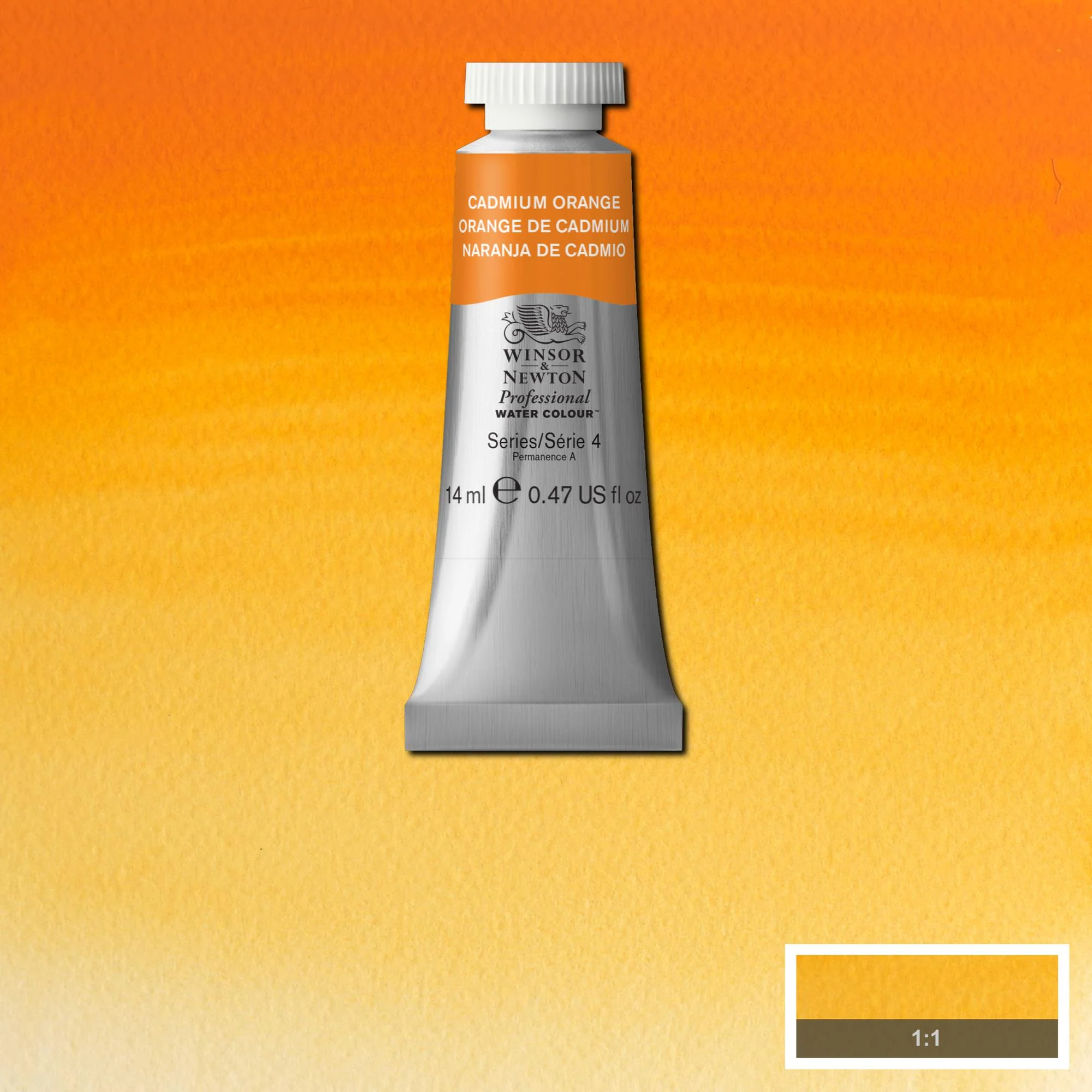 Winsor & Newton Professional Watercolours 14ml - Oranges - Image 4