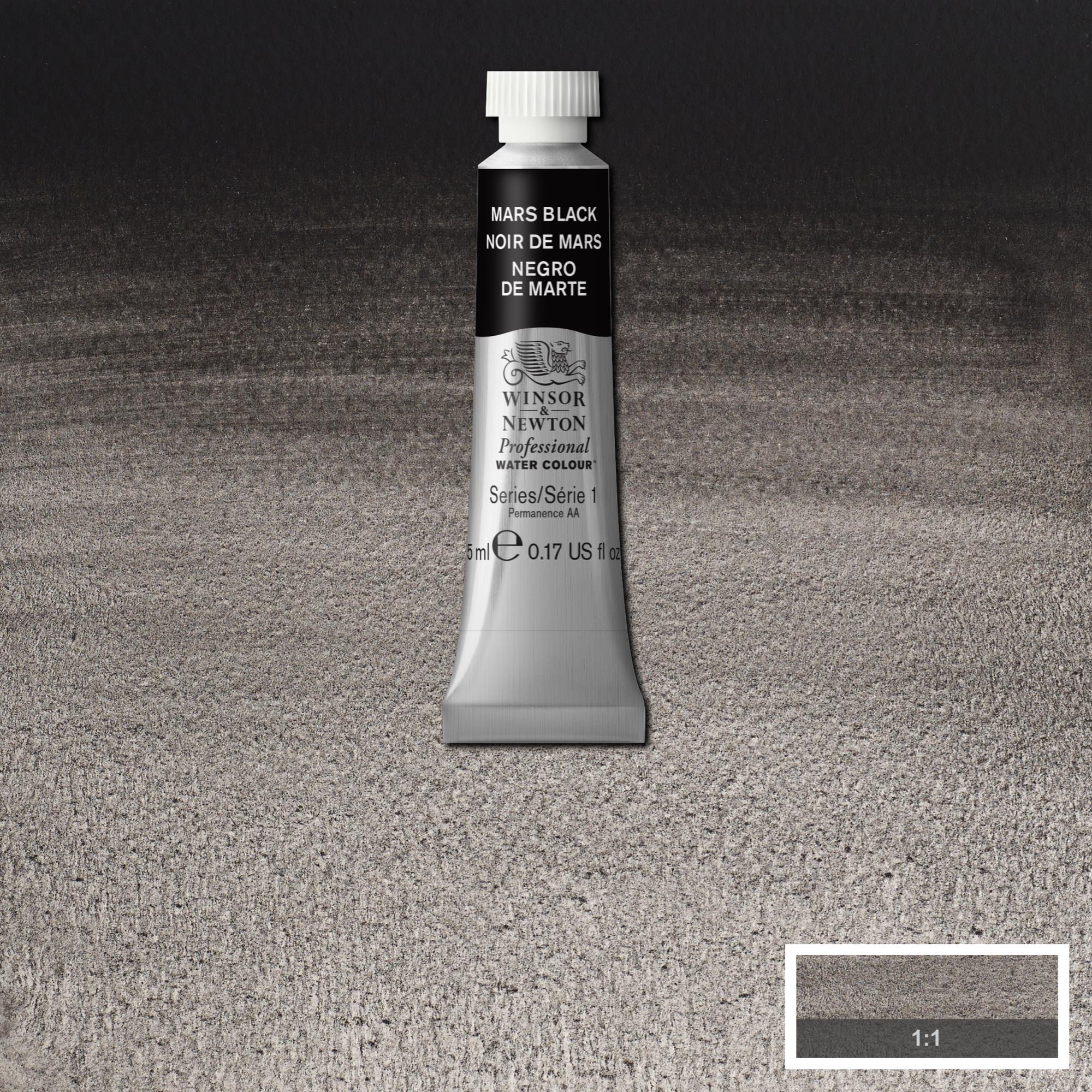 Winsor & Newton Professional Watercolours 5ml - Blacks - Image 3