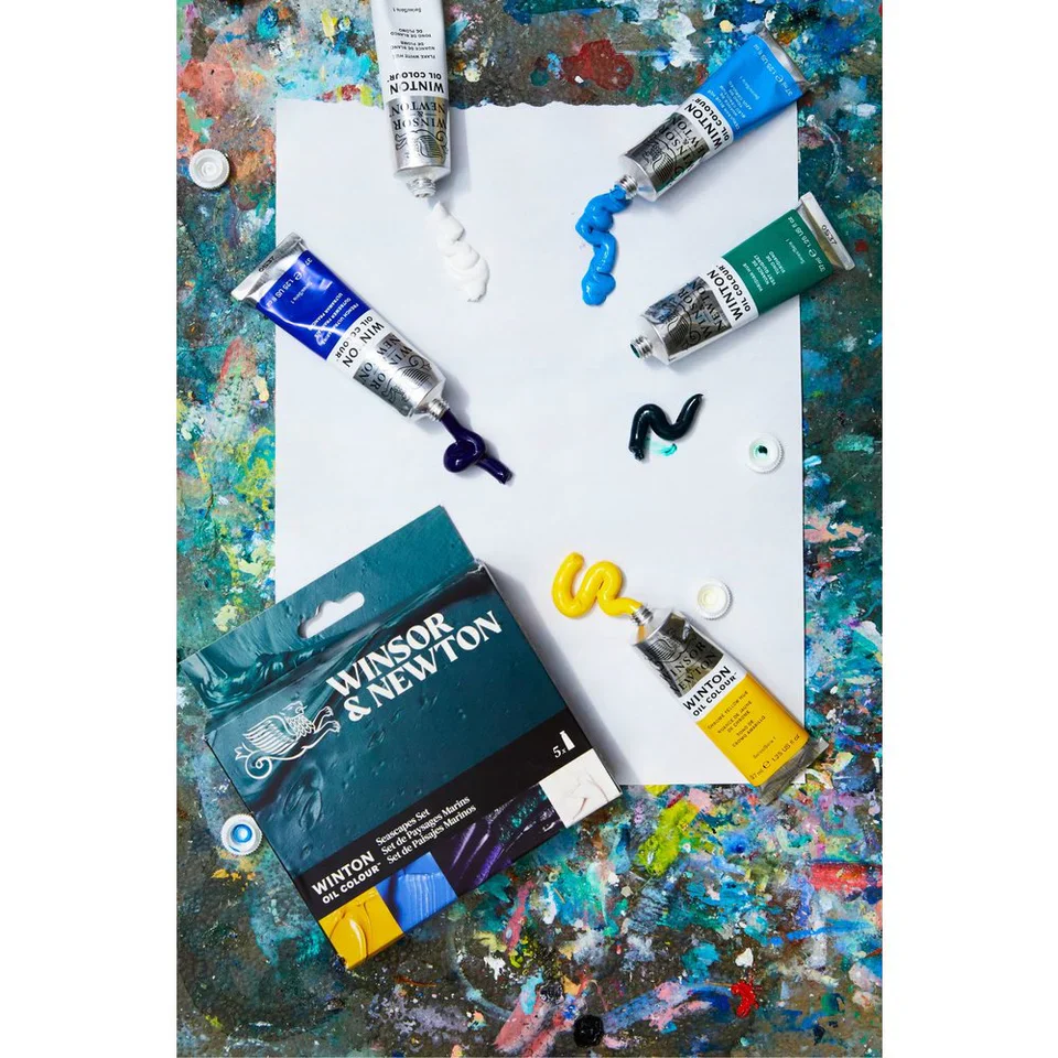 Winsor & Newton Winton Oil Colour Set of 5 x 37ml - Seascapes - Image 4