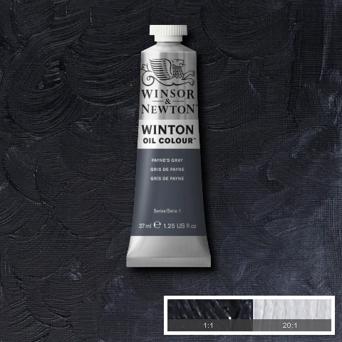 Winton Oil Colours - Black or Grey or Blue - Image 11