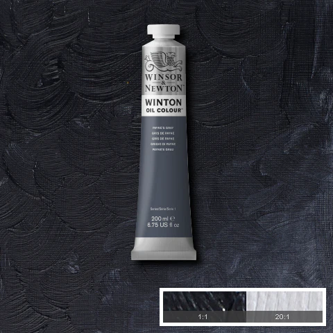 Winton Oil Colours - Black or Grey or Blue - Image 12